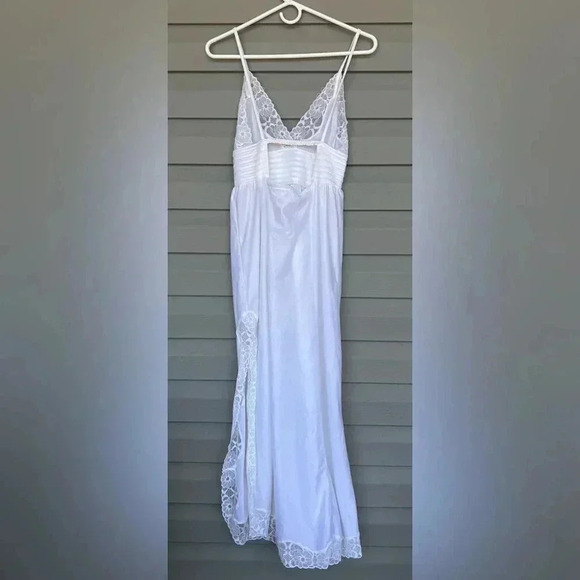 Petite Fleur Vintage Slip Dress and Duster Robe Peignoir Ensemble Set Sz 36/38 - Picture 5 of 11
